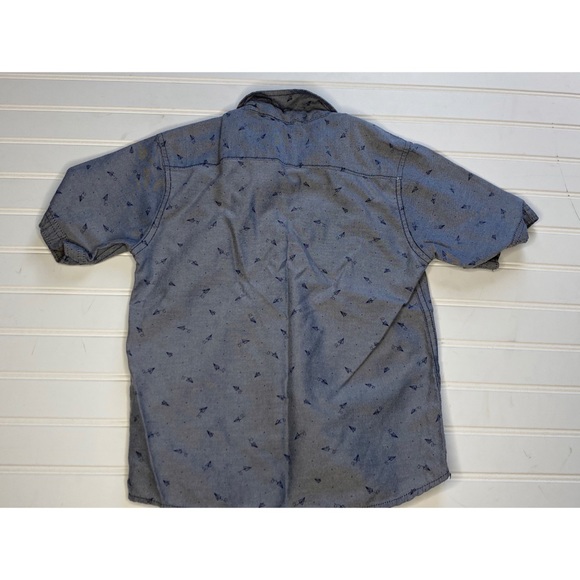 Paper airplane short sleeved button up shirt - Picture 2 of 3